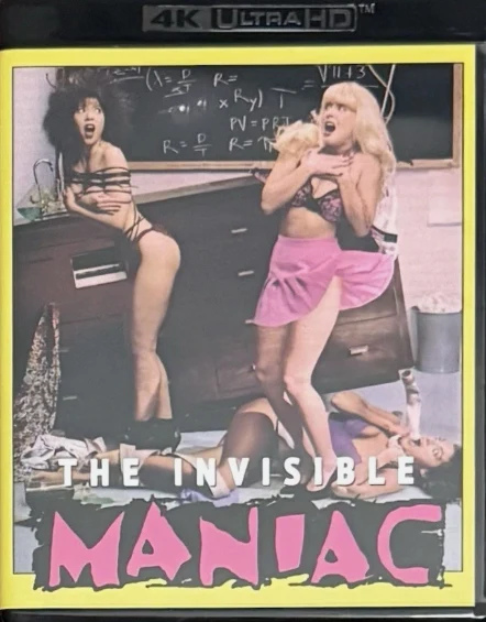 The Invisible Maniac (4K Ultra HD + Blu-ray) Vinegar Syndrome