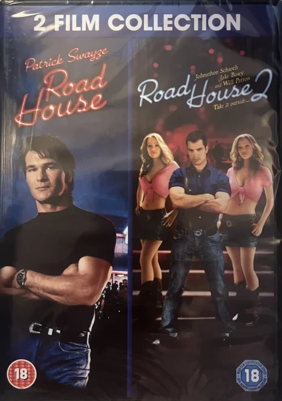 Road House - Kuuma Kapakka / Road House 2: Last Call (1989 ja 2006) Patrick Swayze (DVD)
