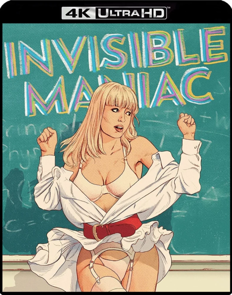 The Invisible Maniac - Limited Edition Slipcover (4K Ultra HD + Blu-ray) Vinegar Syndrome