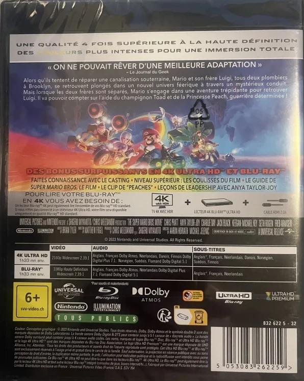 The Super Mario Bros. Movie (4K Ultra HD + Blu-ray)