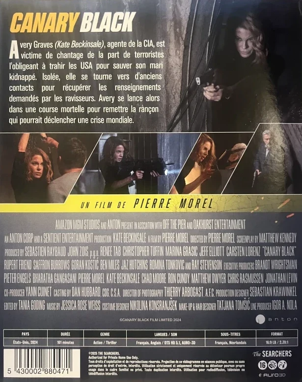 Canary Black (Blu-ray) 2024 (Slipcover)