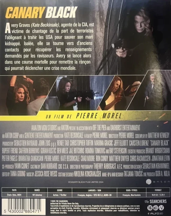 Canary Black (Blu-ray) 2024 (Slipcover)