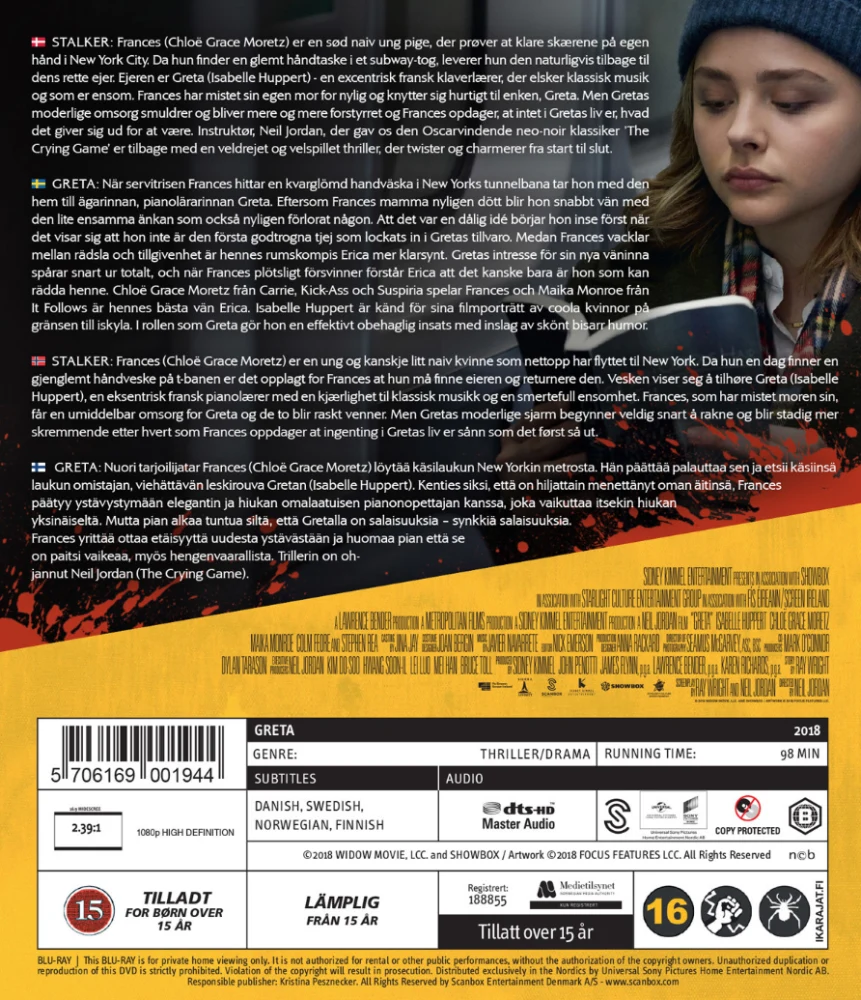 Greta (Blu-ray) Stalker