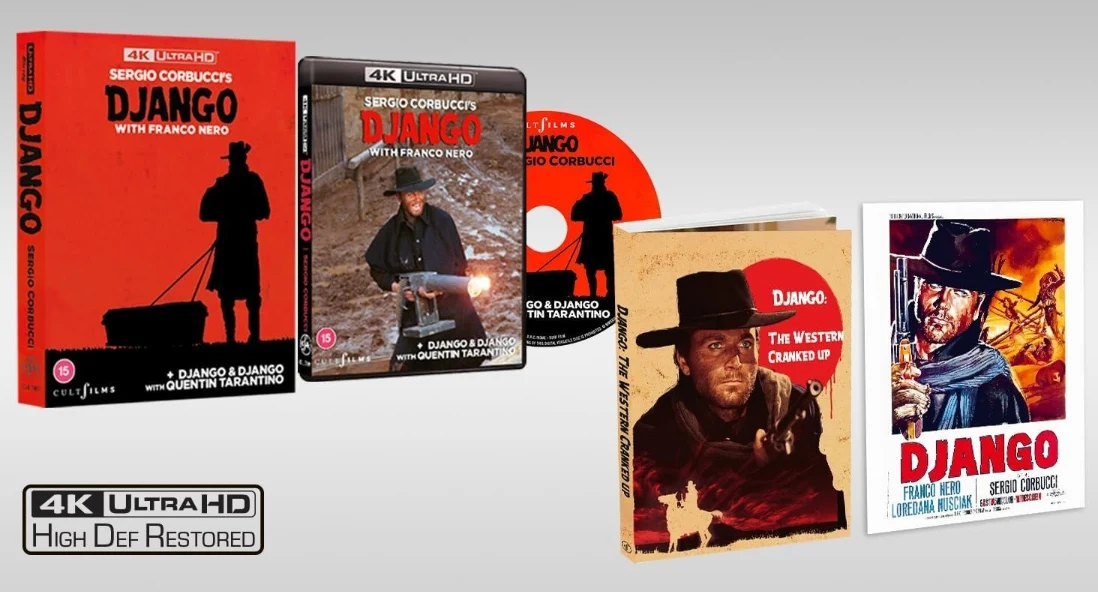 Django - kostaja - Limited Collector's Edition (4K Ultra HD) Cult Films (Numeroitu Painos)