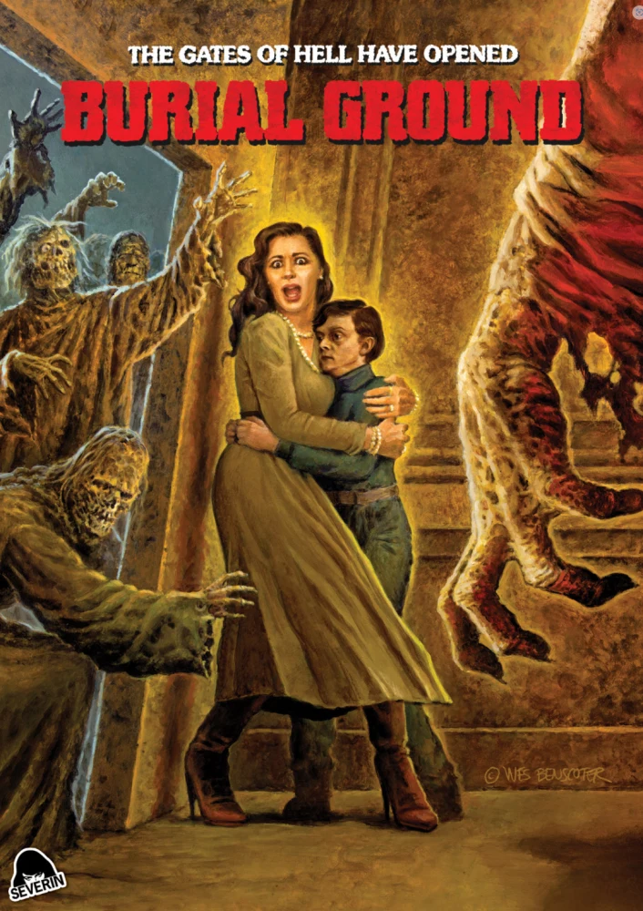 Hautaholvi helvettiin - Burial Ground [Blu-ray] Limited Edition Slipcover 3000 (Le notti del terrore) (Severin) Nights of Terror AKA The Zombie Dead, Zombie 3
