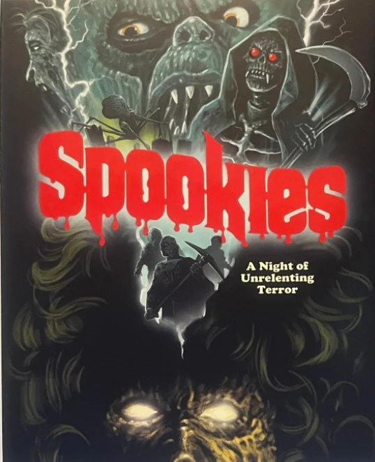 Spookies (Blu-ray) Vinegar Syndrome Media Club Slipcover (4K Masteroitu)