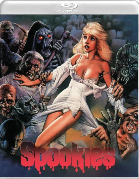 Spookies (Blu-ray) Vinegar Syndrome Media Club Slipcover (4K Masteroitu)