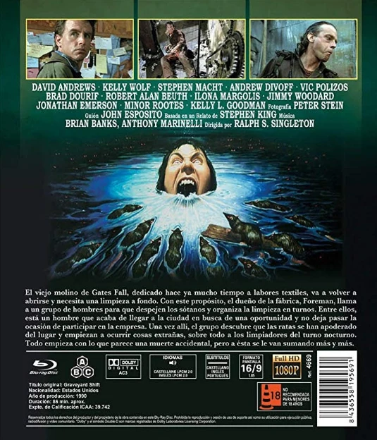 Graveyard Shift - yövuoro (Blu-ray) Stephen King