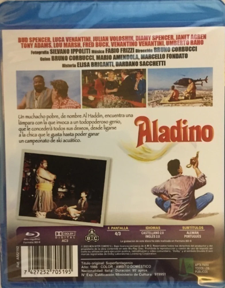 Konnat kehään - Aladdin (Blu-ray) Superfantagenio
