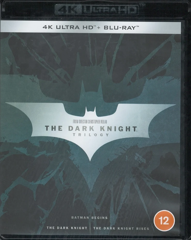 The Dark Knight Trilogy Box (3x4K Ultra HD + 3xBlu-ray) Batman: Yön ritari -trilogia Boksi (Batman Begins / Yön ritari / The Dark Knight / Yön ritarin paluu / The Dark Knight Rises)