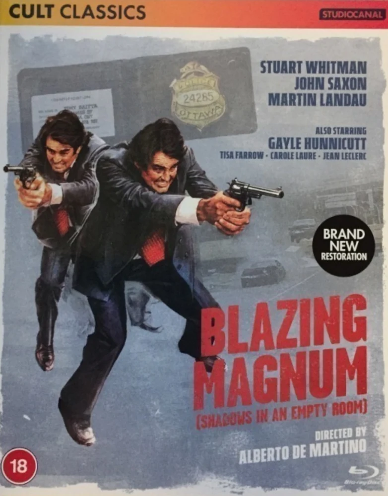 Sylkevä Magnum - Blazing Magnum (Aka Shadows In An Empty Room) (Blu-Ray) Ensimmäinen painos - mukana vihkonen ja postikortteja.  Una Magnum Special per Tony Saitta