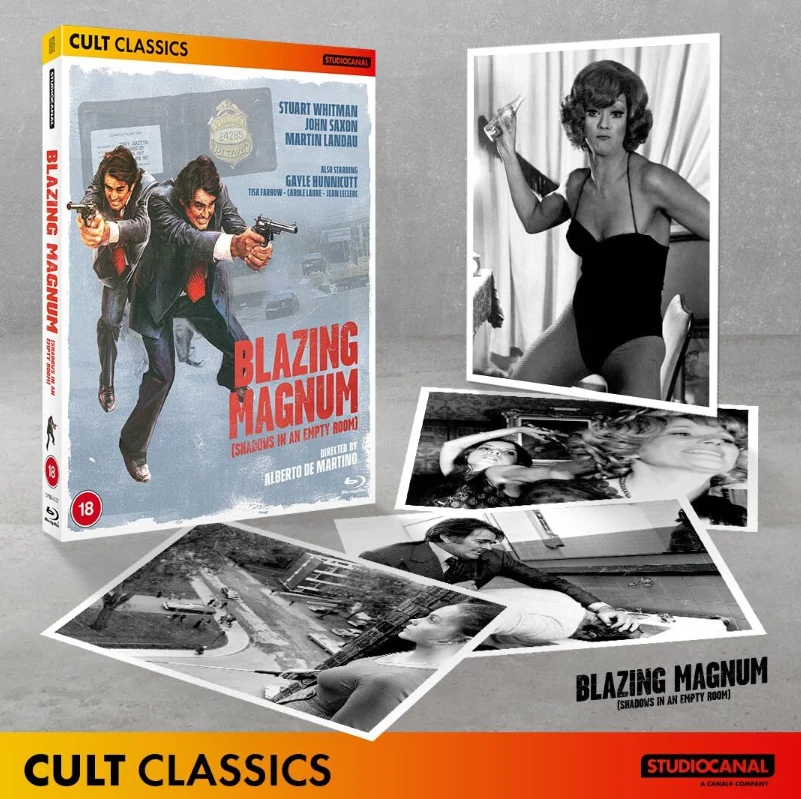 Sylkevä Magnum - Blazing Magnum (Aka Shadows In An Empty Room) (Blu-Ray) Ensimmäinen painos - mukana vihkonen ja postikortteja.  Una Magnum Special per Tony Saitta