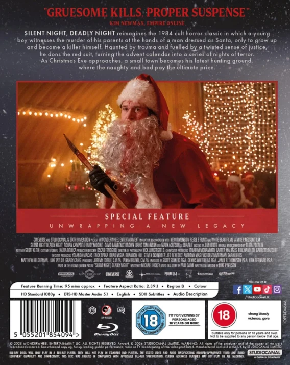 Silent Night, Deadly Night (Blu-ray) [2025] Slipcover