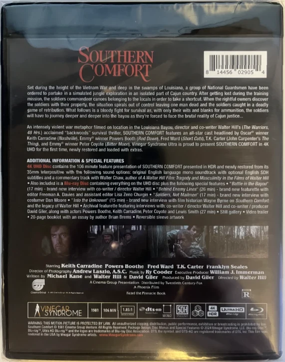 Raivoisa ajojahti - Southern Comfort - Limited Edition Slipcase (4K Ultra HD + Blu-ray) Vinegar Syndrome