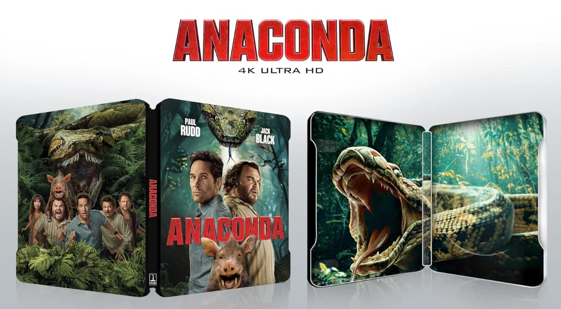Anaconda (2025) Limited Edition Steelbook (4K UHD + Blu-ray)
