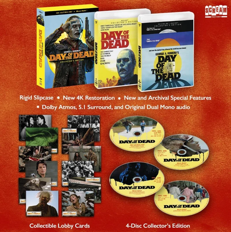 Day of the Dead - Collector's Edition (4K Ultra HD + 3x Blu-ray) Shout Factory
