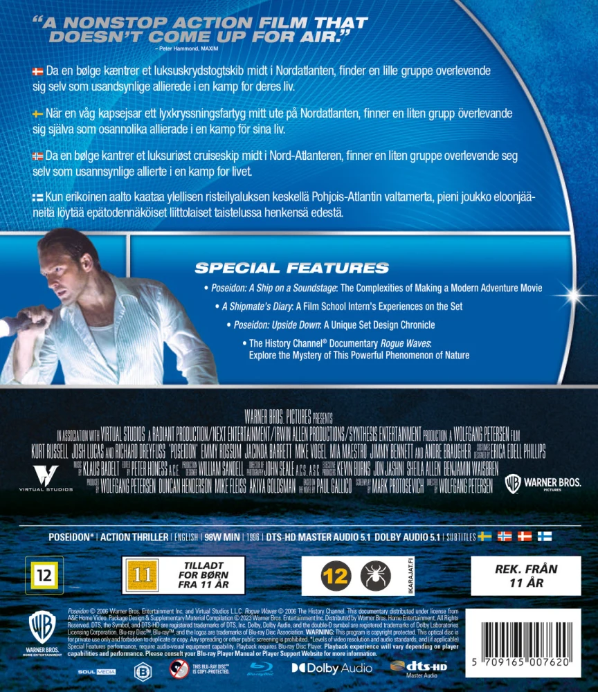 Poseidon (Blu-ray) Ohjaus: Wolfgang Petersen (2006)