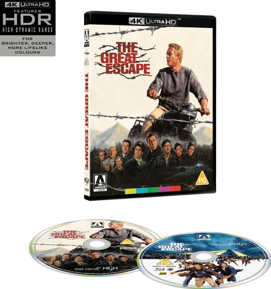 Suuri pakoretki - The Great Escape (1963) Special Edition (4K Ultra HD + Bonus Blu-ray) Arrow