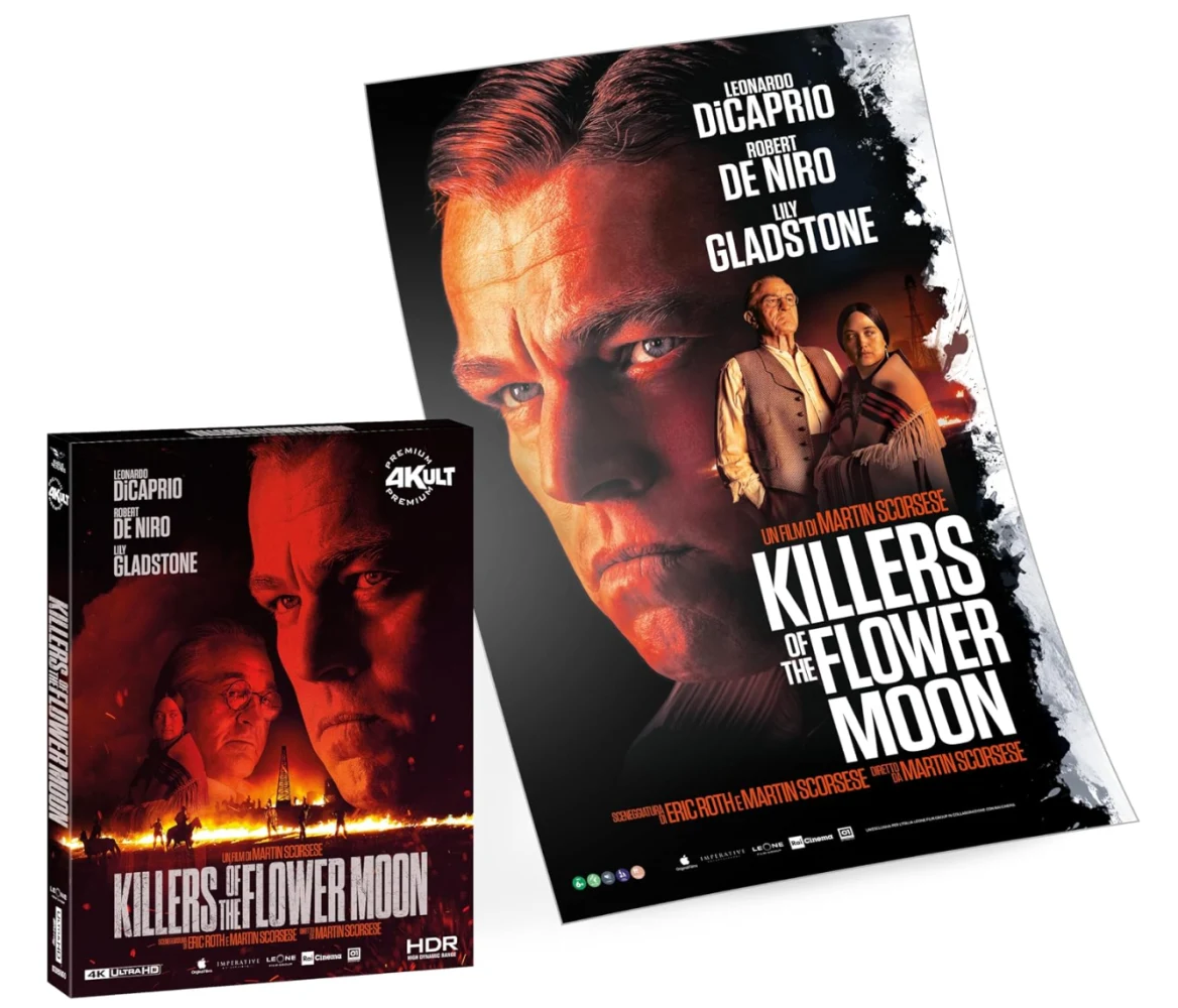 Killers of the Flower Moon - Limited Edition (2023) Numeroitu Painos (4K UHD + Blu-ray) Slipcover