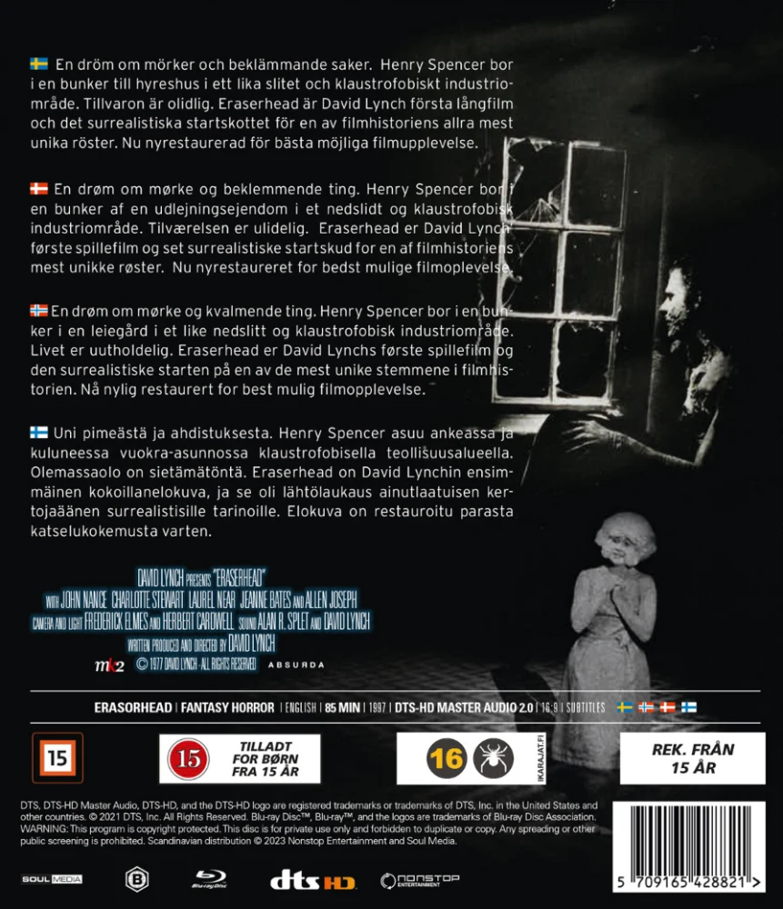 Eraserhead (Blu-ray)