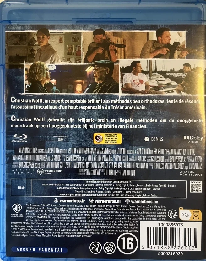 The Accountant 2 (Blu-ray) (2025)