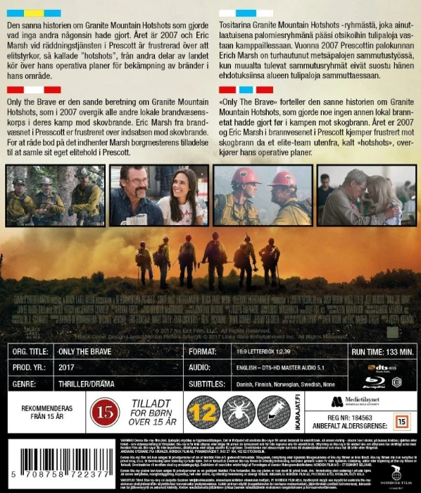 Only the Brave (Blu-ray) Josh Brolin ja Miles Teller