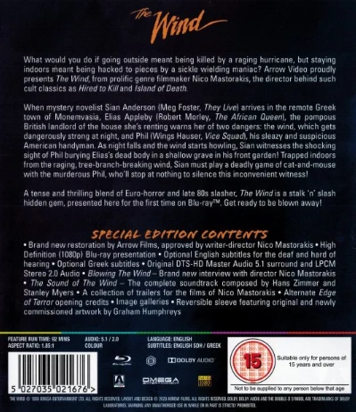 Kuolontuuli - The Wind - Special Edition (Blu-ray) ARROW (1986)