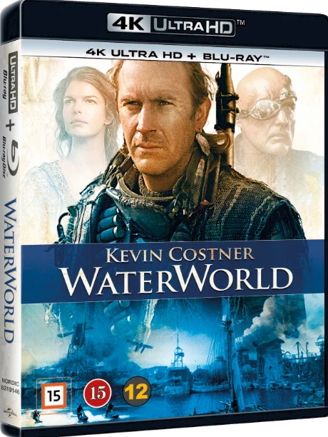 Waterworld (4K Ultra HD + Blu-ray) Sisältää 2 Versiota elokuvasta: THEATRICAL IN 4K UHD & HD • EXTENDED WITH 40 ADDITIONAL MINUTES IN HD