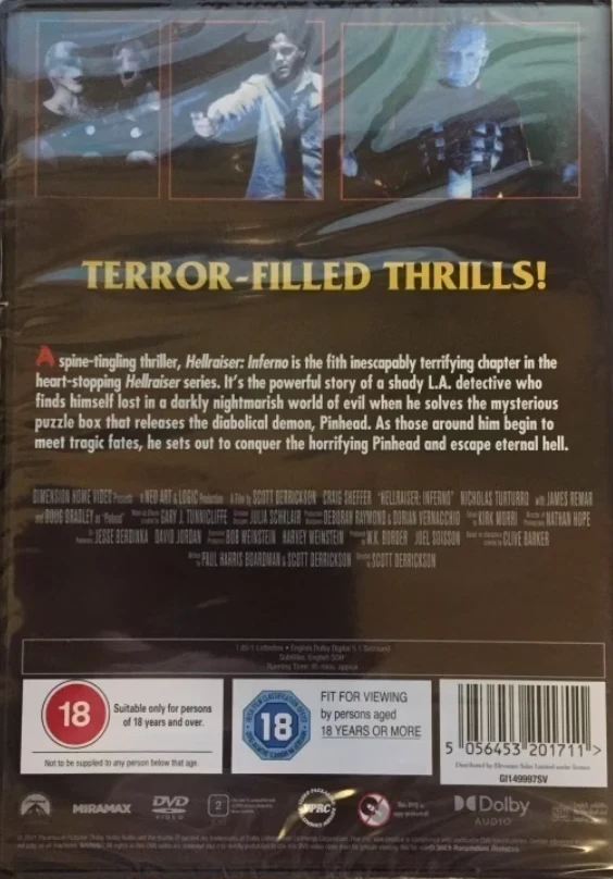 Hellraiser 5 - Inferno (DVD) (2000)