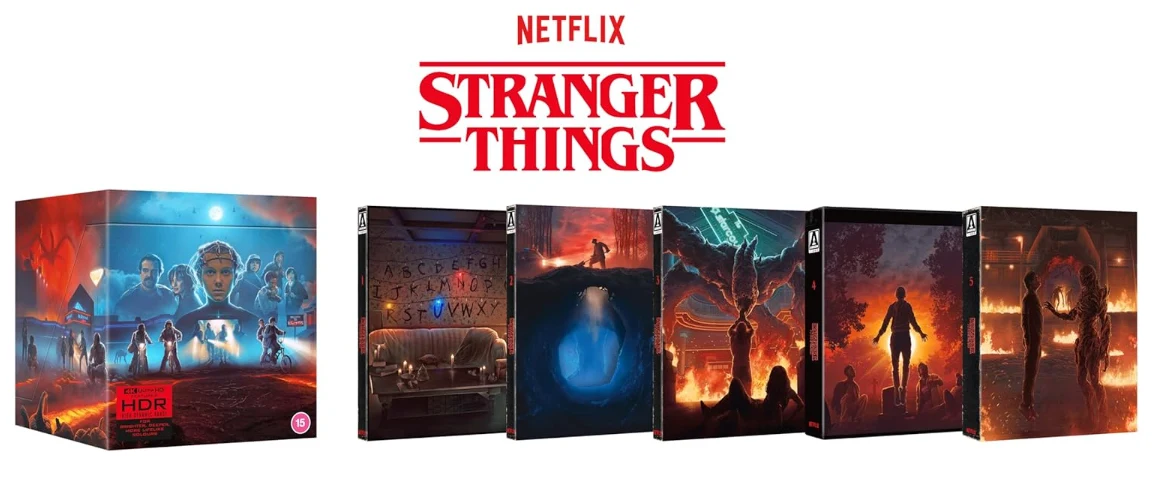 Stranger Things: Koko sarja 1-5 (25x 4K UHD / Rajoitettu Deluxe-painos) Stranger Things Seasons 1 to 5 - Complete Collection Deluxe Limited Edition 4K Ultra HD