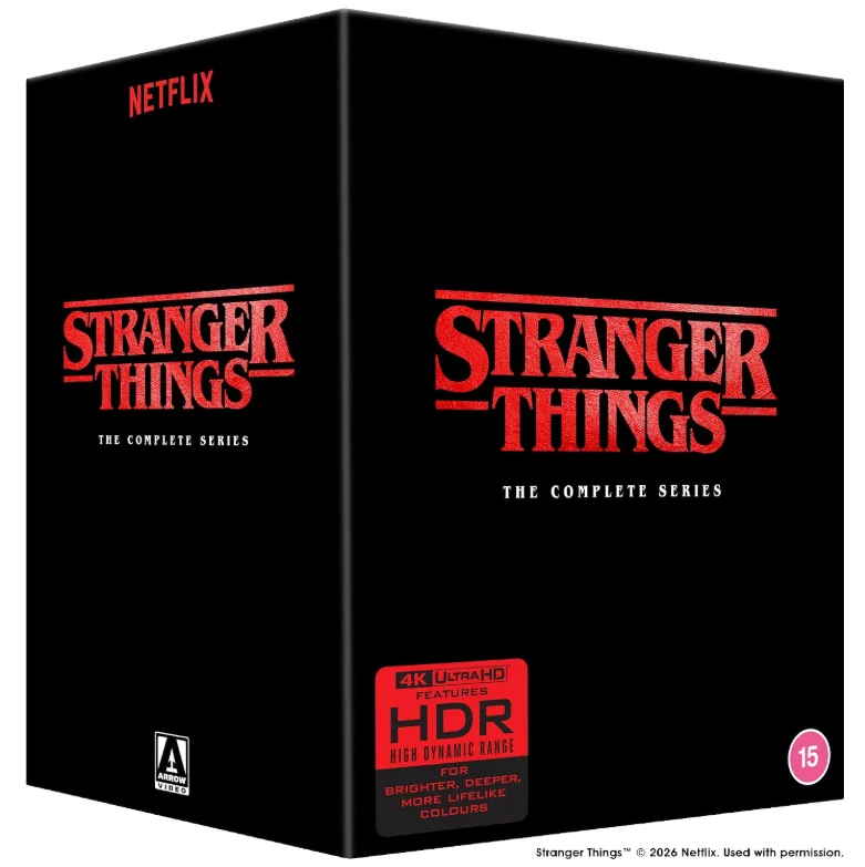 Stranger Things: Koko sarja 1-5 (25x 4K UHD) Stranger Things Seasons 1 to 5 - Complete Collection 4K Ultra HD