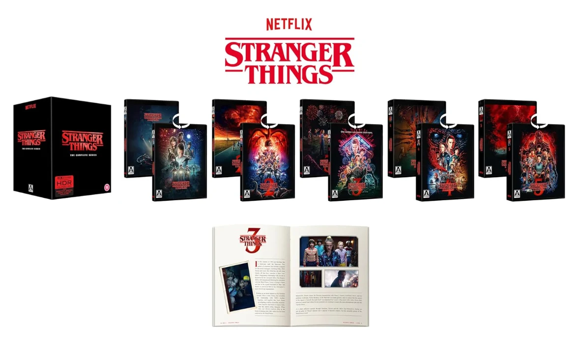 Stranger Things: Koko sarja 1-5 (25x 4K UHD) Stranger Things Seasons 1 to 5 - Complete Collection 4K Ultra HD