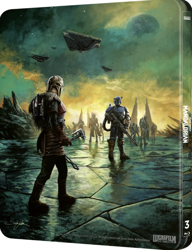 Mandalorian: Kausi 3 - Limited Edition Steelbook (2x 4K Ultra HD & 2x Blu ray) Season 3