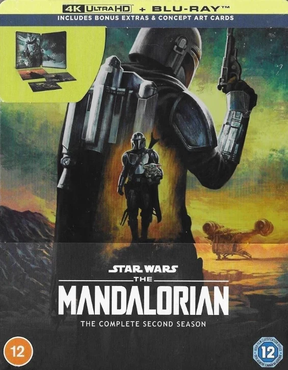 Mandalorian Kausi 2 - Limited Edition Steelbook (2x 4K Ultra HD & 2x Blu ray) Season 2