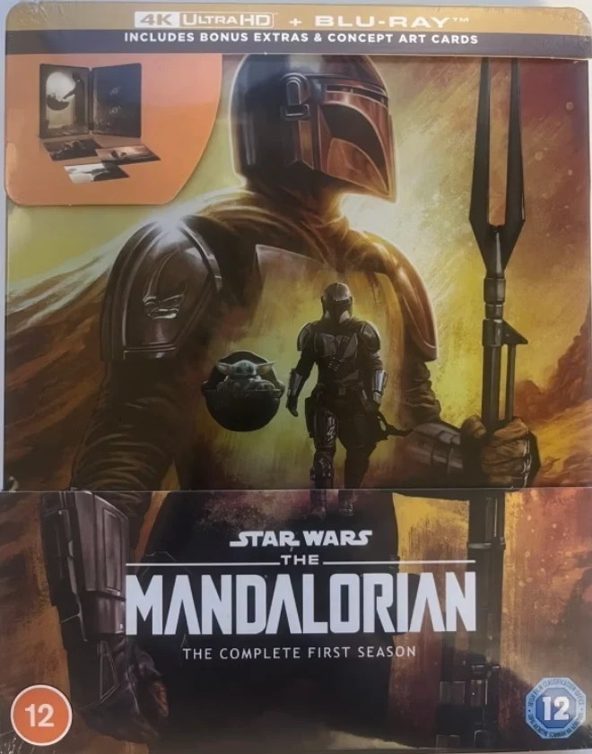 Mandalorian Kausi 1 - Limited Edition Steelbook (2x 4K Ultra HD & 2x Blu ray) Season 1