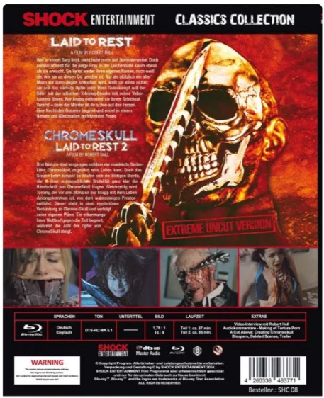 Laid to Rest - Double Feature - Extreme UNCUT Version (2Discs) Classics Collection #08 (Blu-ray) 2009 / 2011