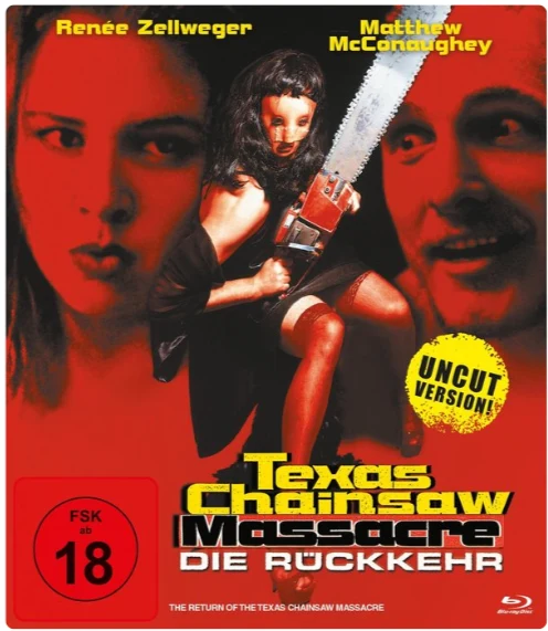 Texas Chainsaw Massacre 4 - Teksasin Moottorisahamurhat: Uusi Sukupolvi  Texas chainsaw massacre - Next generation (Blu-ray) Uncut! Leikkaamaton!