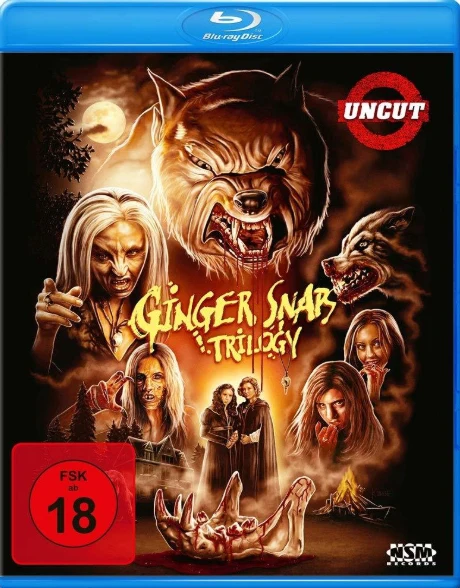 Ginger Snaps Trilogia (Blu-ray) (UNCUT) Ginger Snaps / Ginger Snaps 2: Unleashed / Ginger Snaps Back: The Beginning
