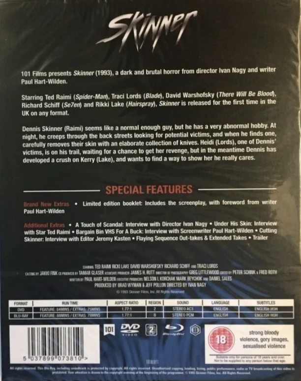 Skinner - Limited Edition (Blu-ray + DVD) 4K masteroitu!