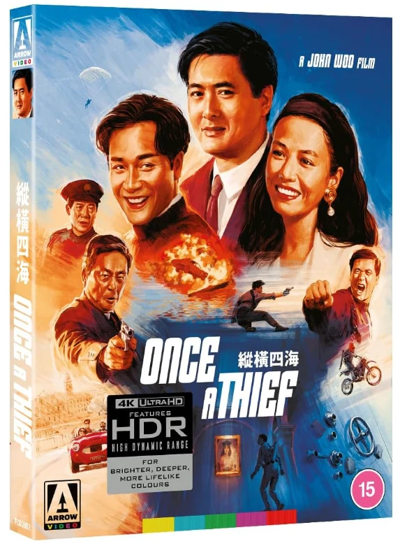 Once a Thief - Kerran varas, aina varas - Limited Edition (4K Ultra HD) Slipcover + Vihkonen (Arrow)
