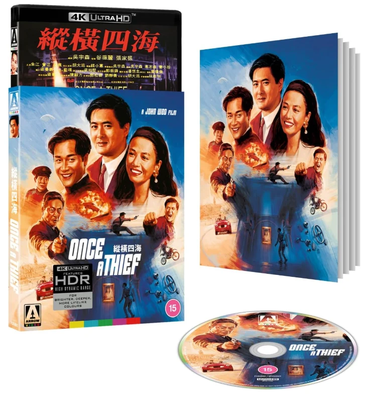 Once a Thief - Kerran varas, aina varas - Limited Edition (4K Ultra HD) Slipcover + Vihkonen (Arrow)