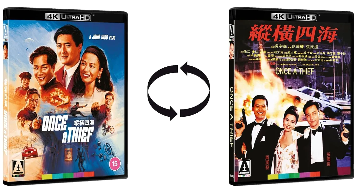 Once a Thief - Kerran varas, aina varas - Limited Edition (4K Ultra HD) Slipcover + Vihkonen (Arrow)