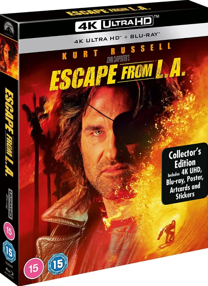 Pako L.A.:sta - John Carpenter's Escape From L.A. - Limited Edition (4K Ultra HD + Blu-ray)  DigiPack / Collector's Edition