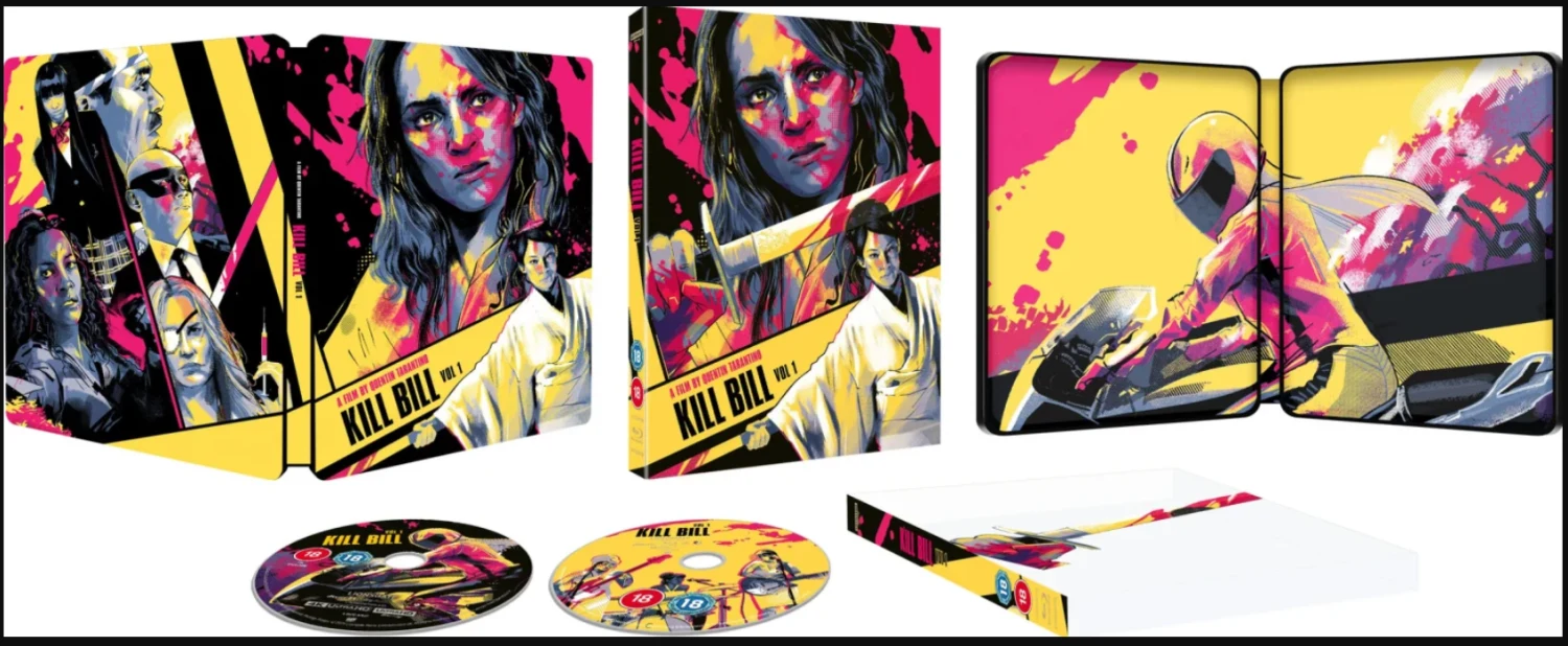 Kill Bill Volume 1 & 2 - Limited Edition Steelbook (4K Ultra HD + Blu-ray)