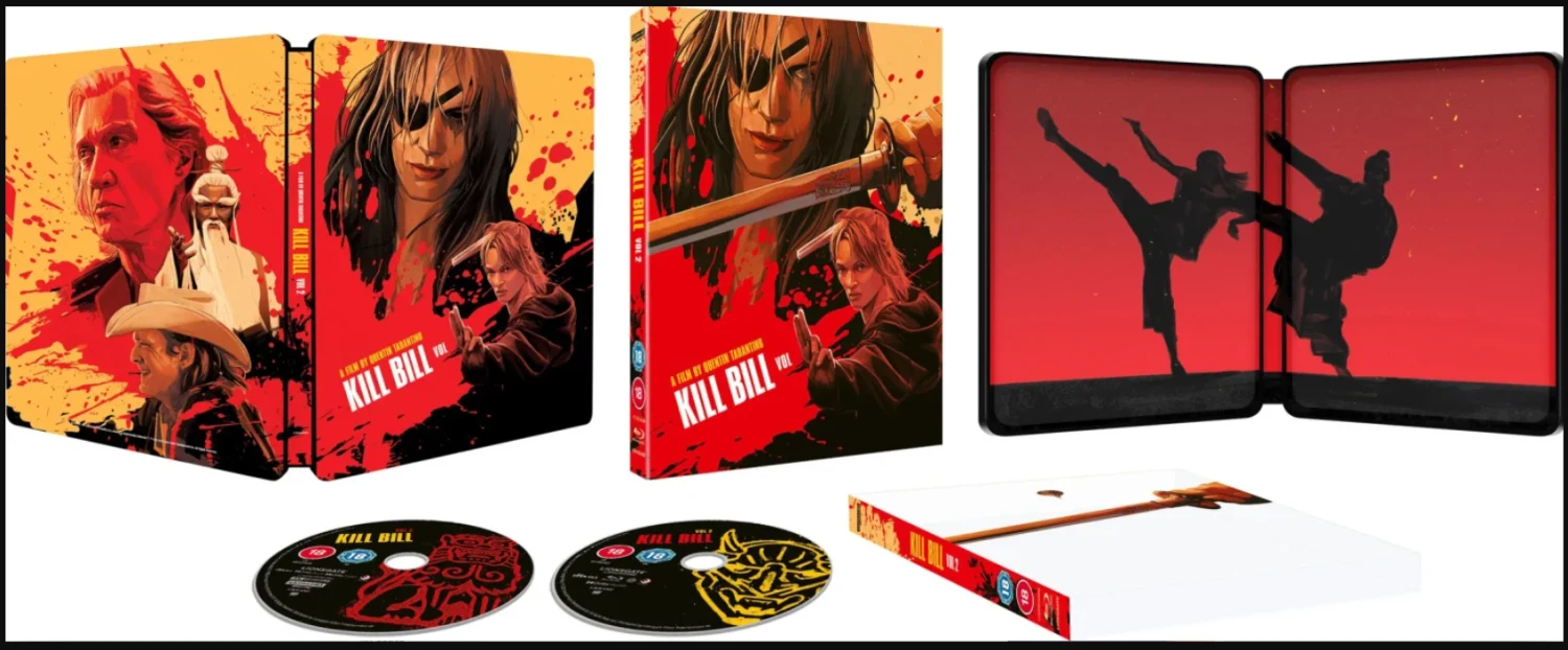 Kill Bill Volume 1 & 2 - Limited Edition Steelbook (4K Ultra HD + Blu-ray)