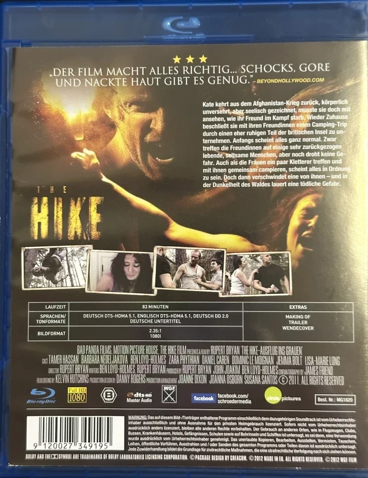 The Hike - Viimeinen vaellus (Blu-ray) UNCUT (2011)