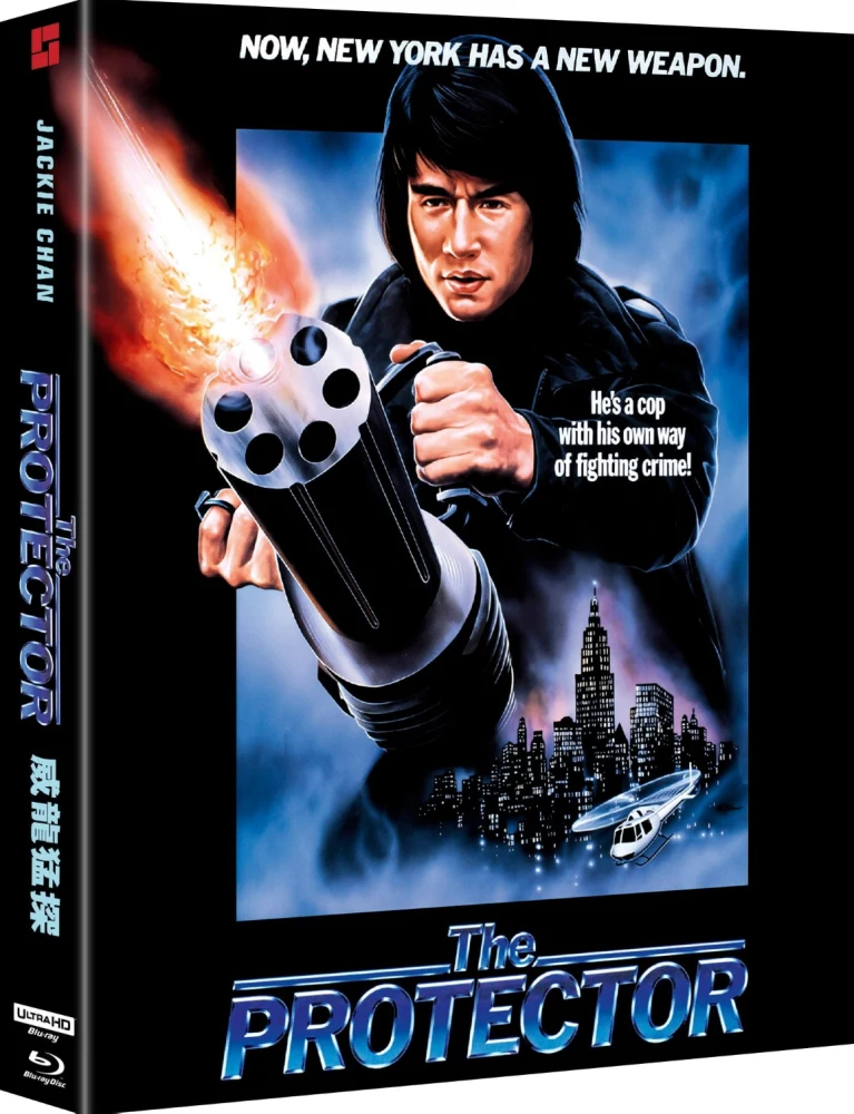 Suojelija - The Protector - Deluxe Limited Edition (4K Ultra HD + Blu-ray) 88 Films Exclusive / Wai lung mang tam | Wei long meng tan | 威龍猛探 | International Version + Hong Kong Version + Japanese Extended Version | 1 Movie, 3 Cuts