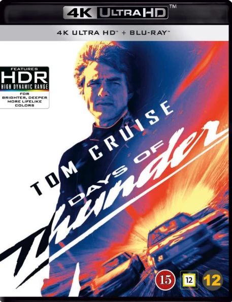 Days of Thunder – ukkosta radalla (4K Ultra HD + Blu-ray) (2 disc) 1990