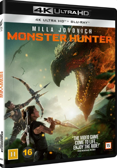 Monster Hunter (4K Ultra HD + Blu-ray) Milla Jovovich (2021)