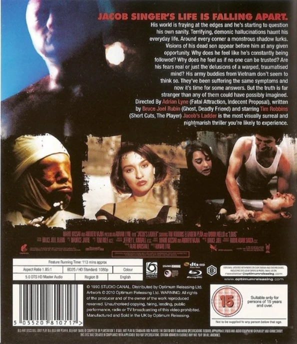 Jacobs Ladder (Blu-ray) Ohjaus: Adrian Lyne (1990)